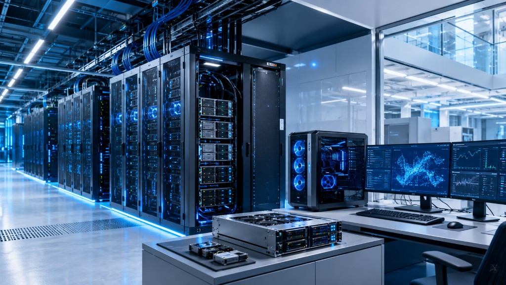 GPU 서버 아키텍처 설계, 랙 서버 구성, AI 워크스테이션 — AI 컴퓨팅 인프라